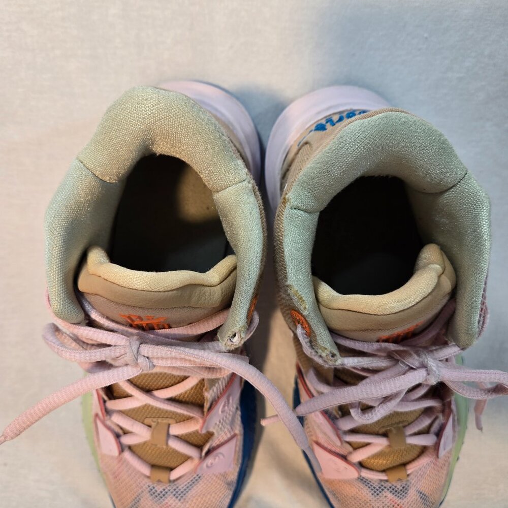 NIKE Kyrie 7 Exclusive "1 World 1 People" Regal Pink Sneakers Size 6.5Y 8W 6.5M - Picture 14 of 16